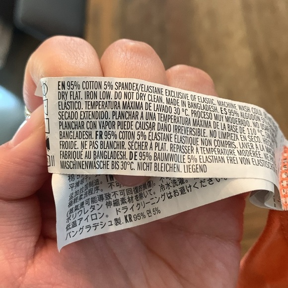 Salmon Colored Body Con Summer Mini Dress strapless - Picture 5 of 5